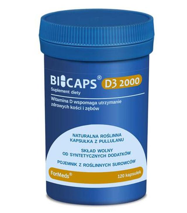 Bicaps D3 2000, kapsułki, 120 sztuk