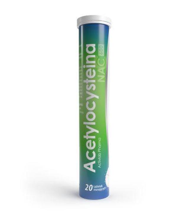 Activlab Pharma Acetylocysteina o smaku cytrynowym, 20 tabletek