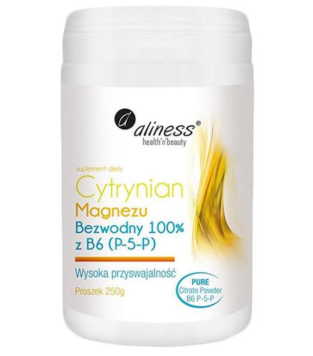 Aliness Cytrynian Magnezu z B6 - 250 g - cena, opinie, składniki