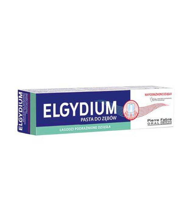 Elgydium na podrażnione dziąsła Pasta do zębów - 75 ml - cena, opinie, wskazania