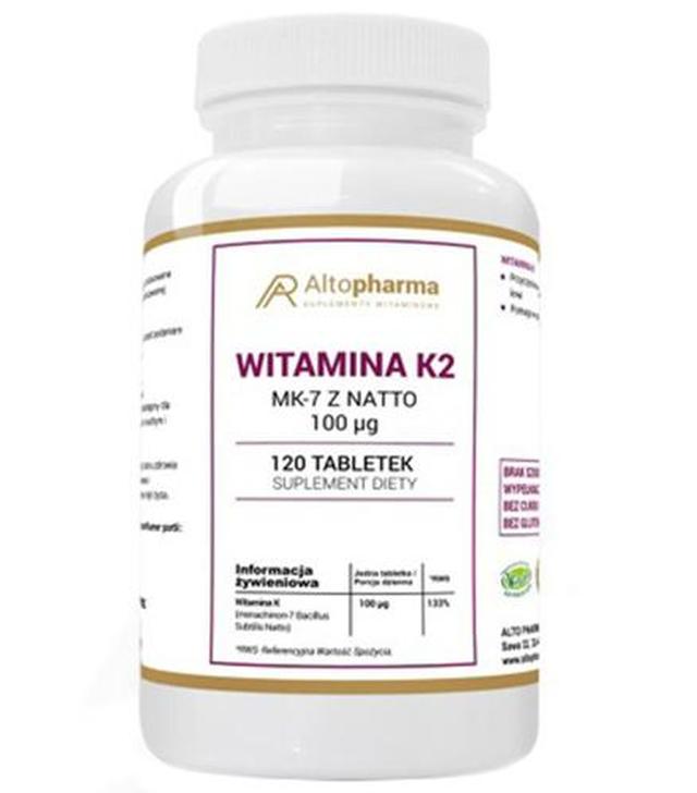 Altopharma Witamina K2 MK-7 z natto 100 µg - 120 tabletek