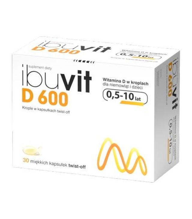 IBUVIT D 600 twist-off - 30 kaps.