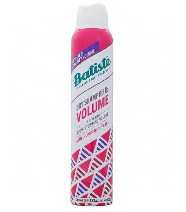 Batiste Volume Suchy szampon zwiększający objętość włosów z kolagenem i keratyną - 200 ml - cena, opinie, właściwości