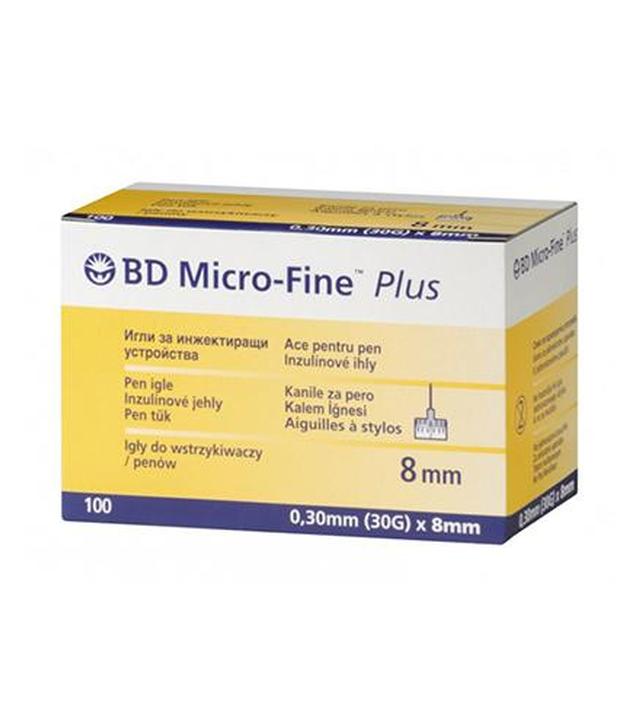 BD Micro-Fine Plus Igły do penów 30G 0,30 mm x 8 mm - 100 szt. - cena, opinie, wskazania