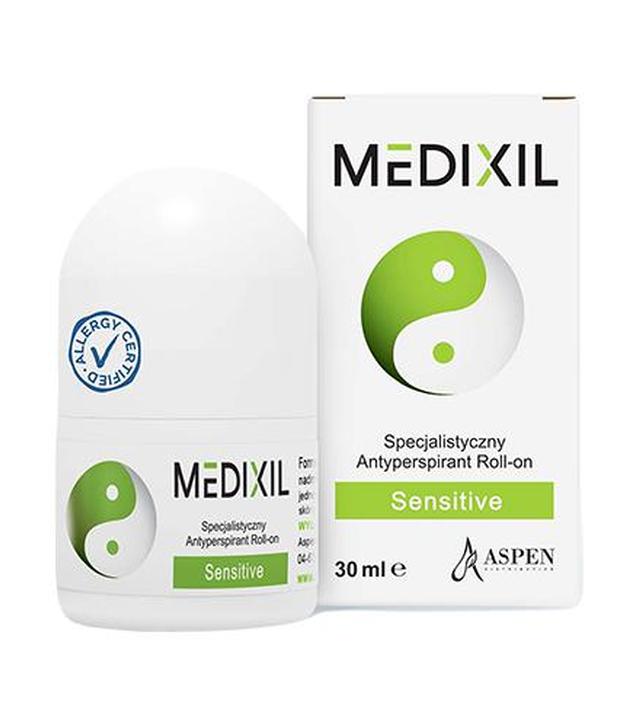 Medixil Sensitive Antyperspirant Roll-on, 30 ml cena, opinie, właściwości