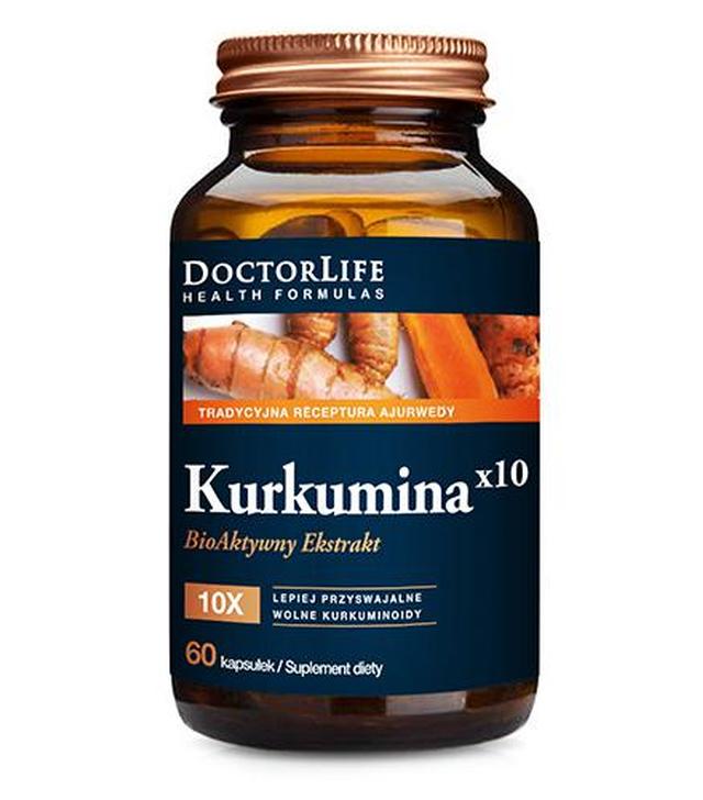 Doctor Life Kurkumina x 10, 60 kaps., cena, opinie, wskazania