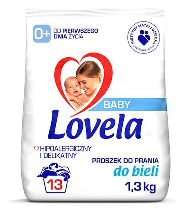 Lovela Baby Hipoalergiczny Proszek do prania do bieli, 1,3 kg, cena, opinie, wskazania