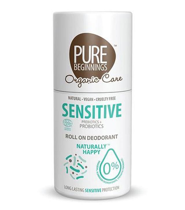 Pure Beginnings Organic Care, Dezodorant w kulce Sensitive, 75 ml