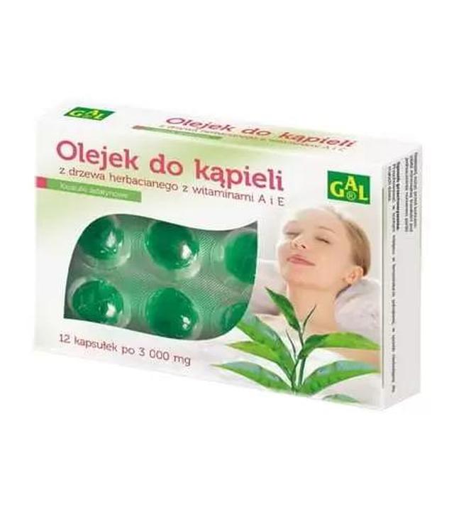 GAL, Olejek do kąpieli z drzewa herbacianego z witaminą A i E, 12 sztuk
