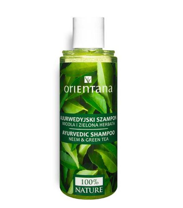 ORIENTANA Ajurwedyjski szampon do włosów neem i zielona herbata, 210 ml