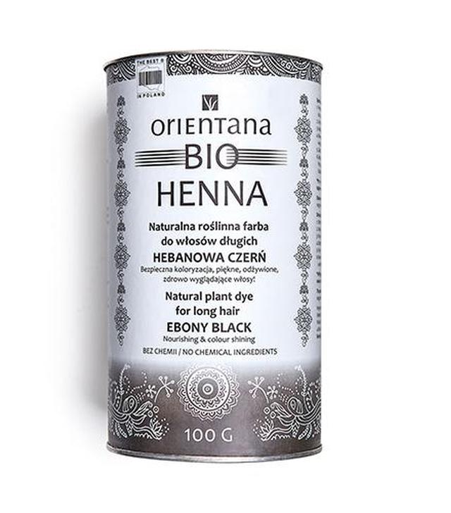 Orientana Bio Henna Hebanowa Czerń - 100 g - cena, opinie, właściwości