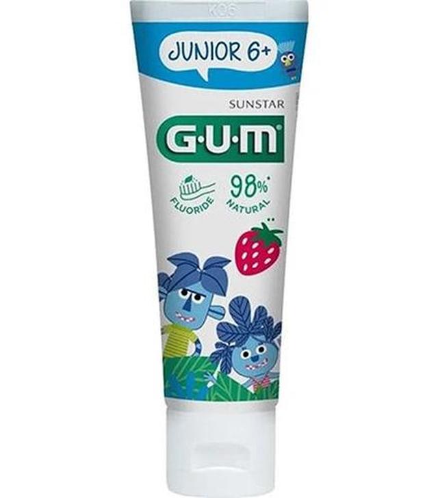 SUNSTAR GUM JUNIOR Pasta do zębów dla dzieci 7+ lat - 50 ml - cena, stosowanie, opinie