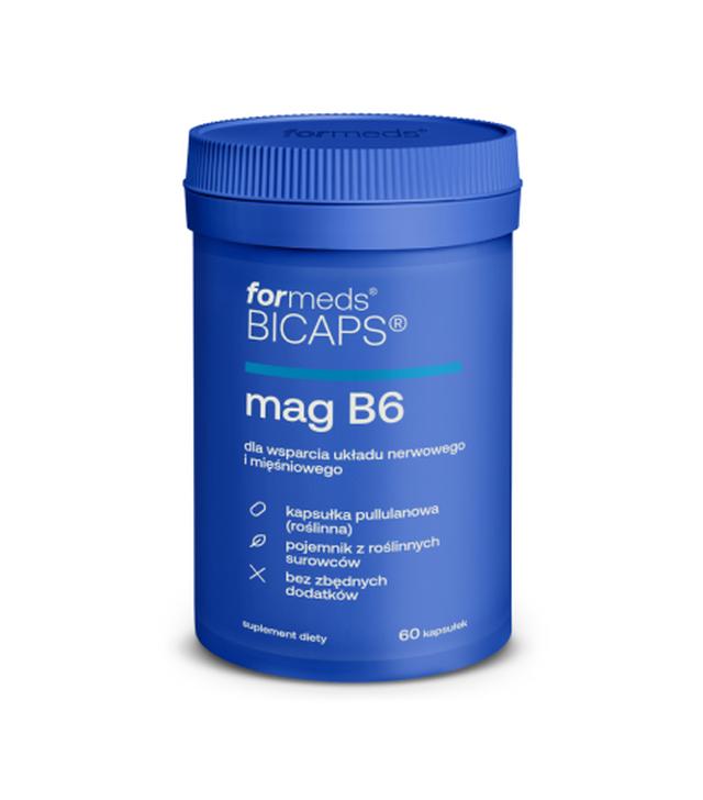 BICAPS MAG B6, kapsułki, 60 sztuk