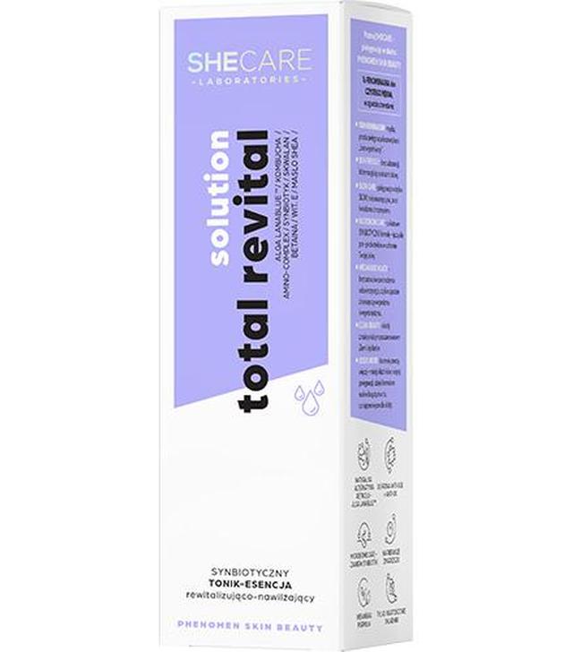 SHECARE Total Revital Solution Synbiotyczny Tonik-Esencja rewitalizująco-nawilżający, 200 ml