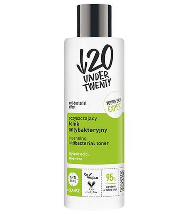 Lirene Under Twenty Oczyszczający tonik antybakteryjny, 200 ml