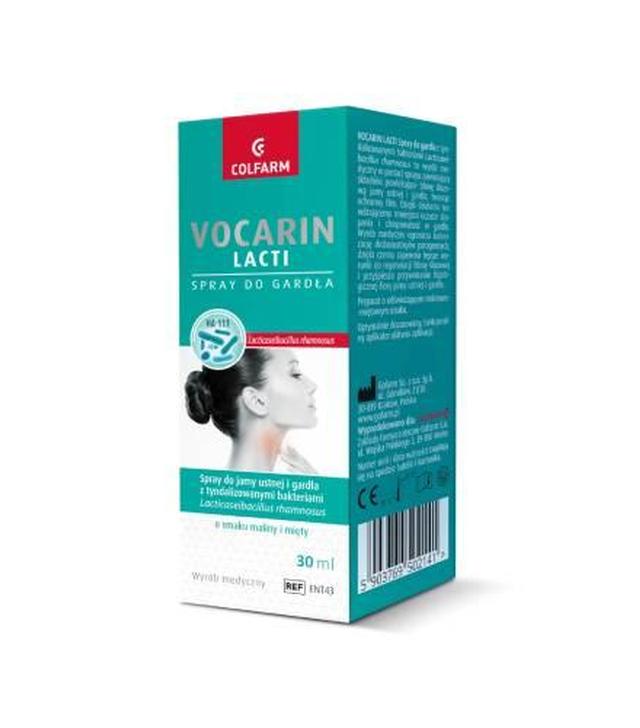 Colfarm Vocarin Lacti spray do gardła, 30 ml