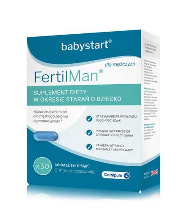 FERTILMAN Wsparcie płodności u mężczyzn, 30 tabletek