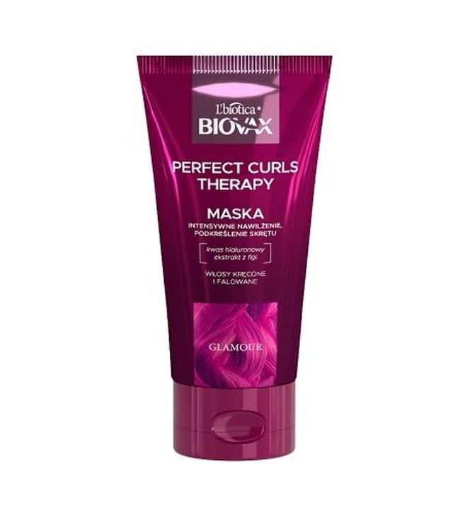 L'biotica Biovax Glamour  Perfect Curls Therapy Maska intensywnie nawilżająca, 150 ml