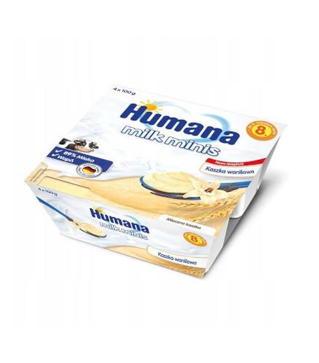 Humana Milk Minis Deserek mleczny kaszka waniliowa po 8 m-cu, 400 g - ważny do 2025-02-07