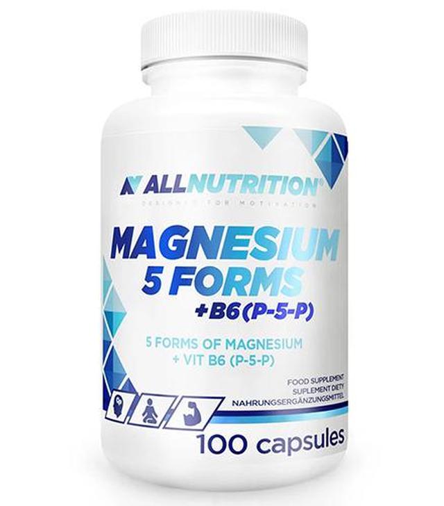 Allnutrition Magnesium 5 Forms + B6 (P-5-P), 100 kapsułek