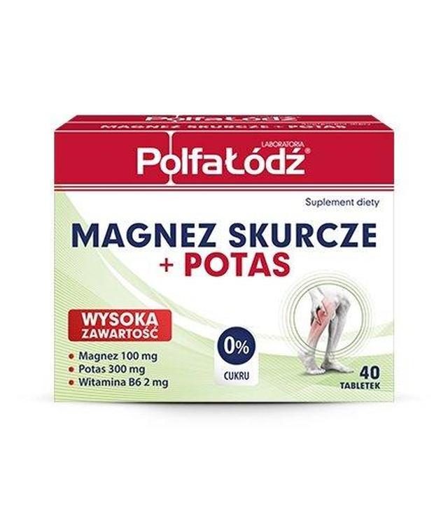 Laboratoria PolfaŁódź Magnez Skurcze + Potas, 40 tabletek