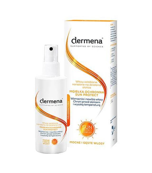 Dermena Sun Protect Mgiełka ochronna włosy osłabione narażone na działanie słońca, 125 ml