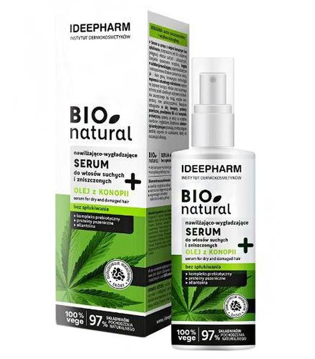 Bio Natural Serum do włosów suchych i zniszczonych bez spłukiwania, 200 ml, cena, opinie, składniki