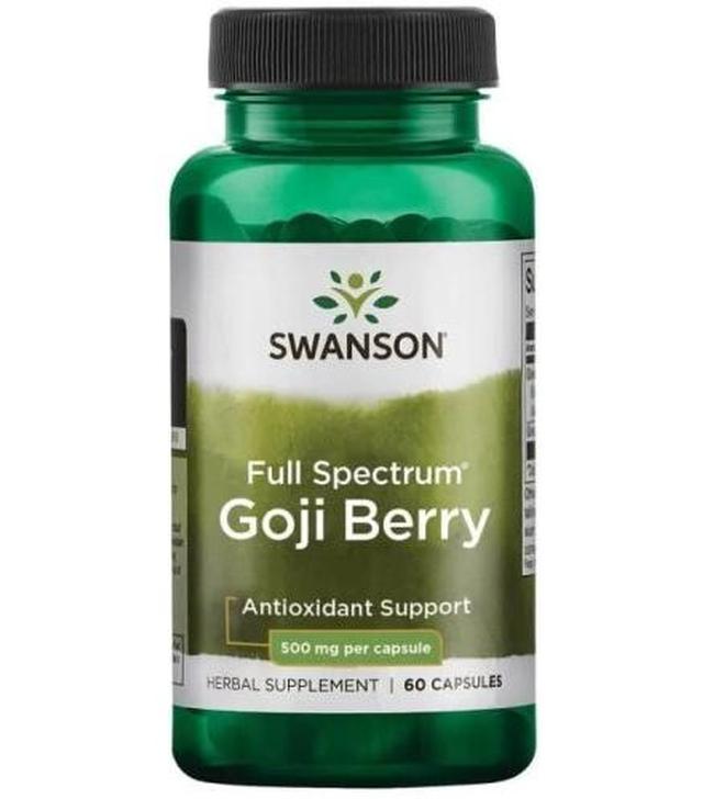 SWANSON Full Spectrum Goji - 60 kaps.