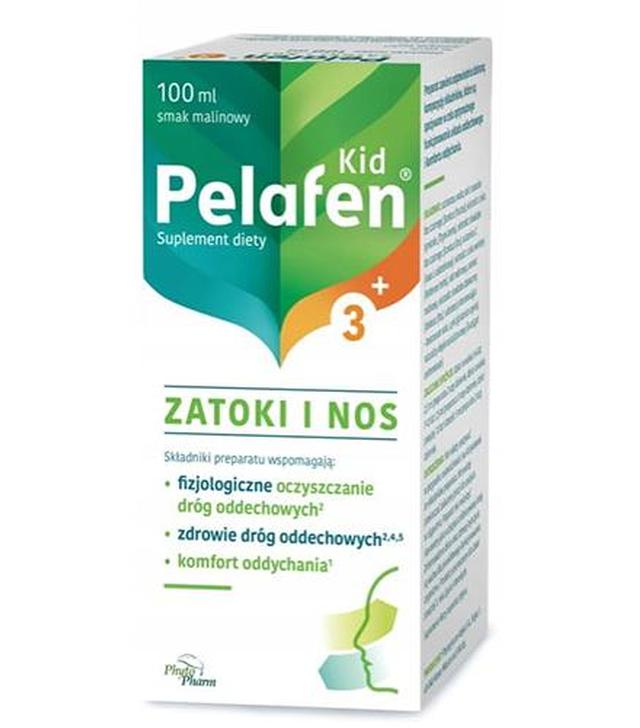 Pelafen Kid Zatoki i Nos 3 + Smak malinowy - 100 ml - cena, opinie, dawkowanie