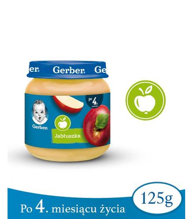 GERBER Deserek jabłuszka po 4 miesiącu - 125 g - nauka smaków - cena, opinie, właściwości