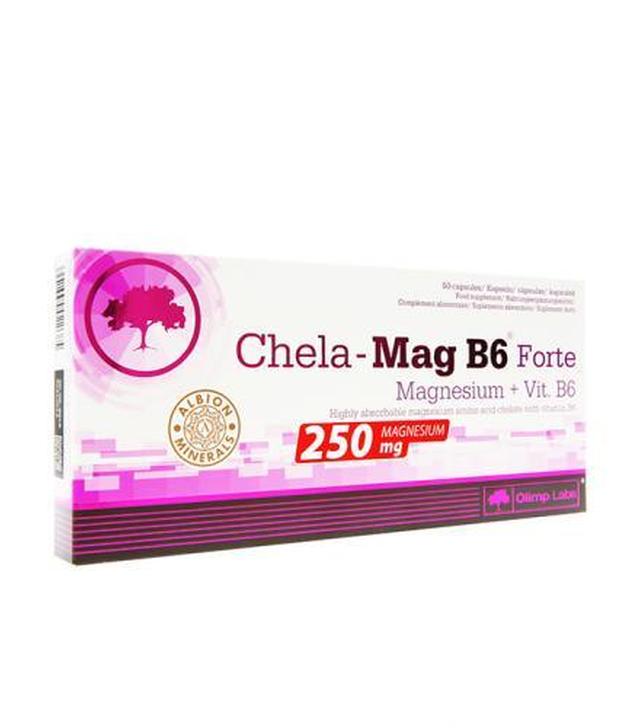 OLIMP CHELA MAG B6 FORTE Suplement z magnezem, 60 kapsułek