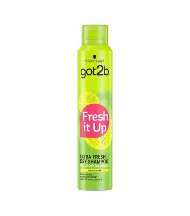 Got2b Fresh it Up Extra Fresh Suchy szampon do włosów - 200 ml - cena, wskazania, stosowanie
