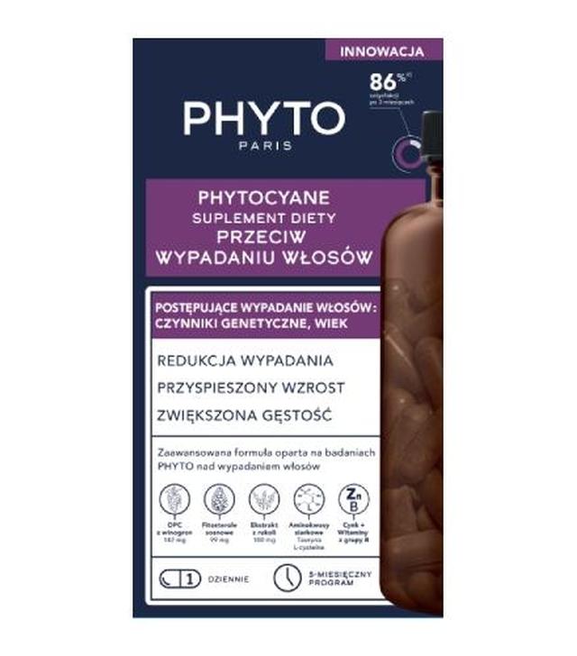 Phytocyane przeciw wypadaniu włosów, 84 kapsułki