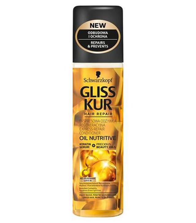 Gliss Oil Nutritive Ekspresowa odżywka - 200 ml - cena, opinie, stosowanie