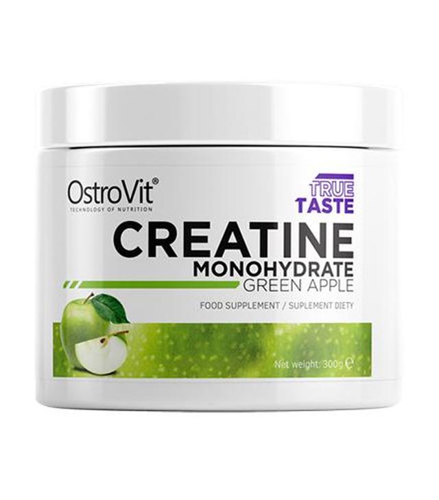 OstroVit Creatine Monohydrate Green apple - 300 g - cena, opinie, stosowanie