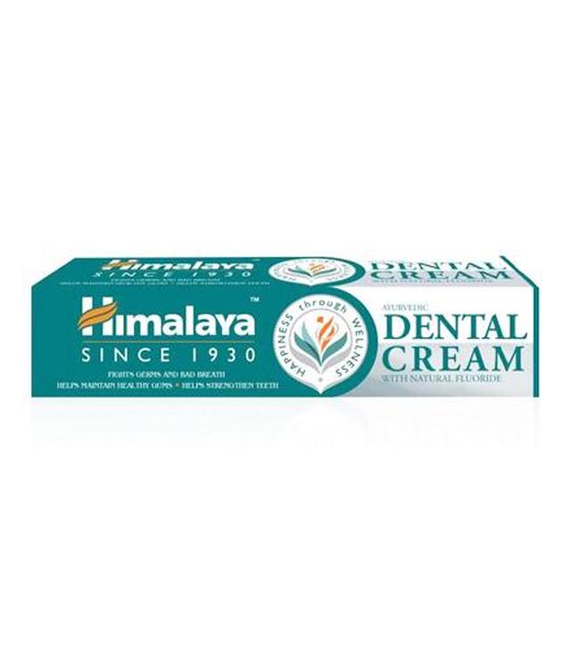 HIMALAYA DENTAL CREAM Pasta do zębów z naturalnym fluorem - 100 g - cena, stosowanie, opinie