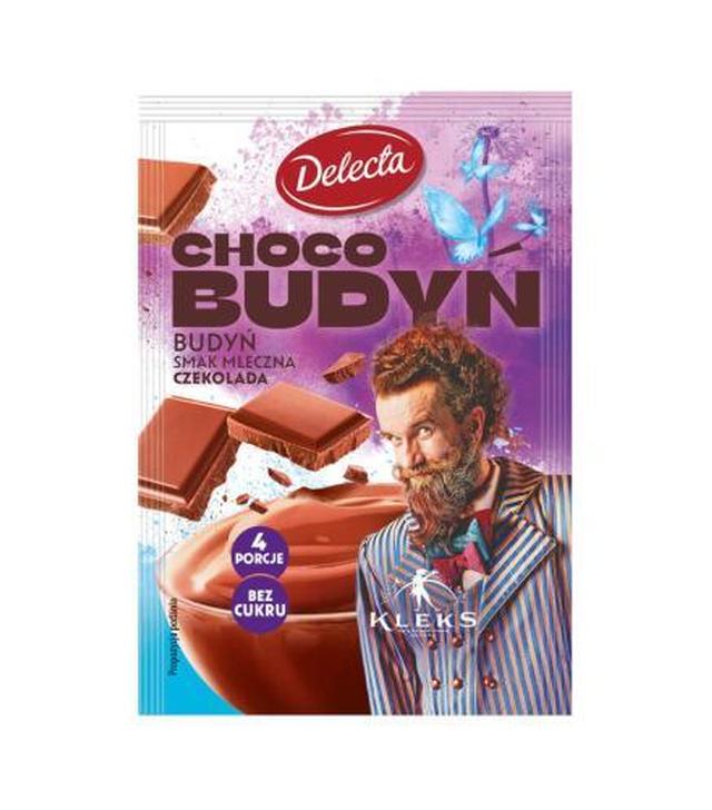 Delecta KLEKS Budyń o smaku mleczna czekolada, 42 g