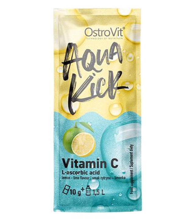 OstroVit Aqua Kick Vitamin C cytrynowo-limonkowy - 10 g - cena, opinie, składniki