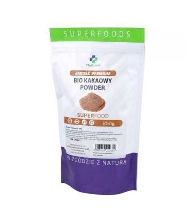 MedFuture SuperFood BIO kakaowy powder 250 g - ważny do 2025-07-31