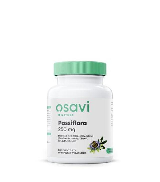 OSAVI Passiflora 250 mg, 60 kapsułek