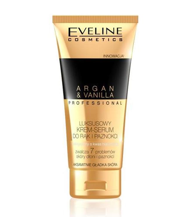 Eveline Cosmetics ARGAN & VANILLA Luksusowy krem-serum do rąk i paznokci, 100 ml, cena, opinie, właściwości