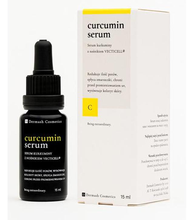 Dermash Cosmetics Serum kurkuminy, 15 ml cena, opinie, właściwości - ważny do 2024-05-31