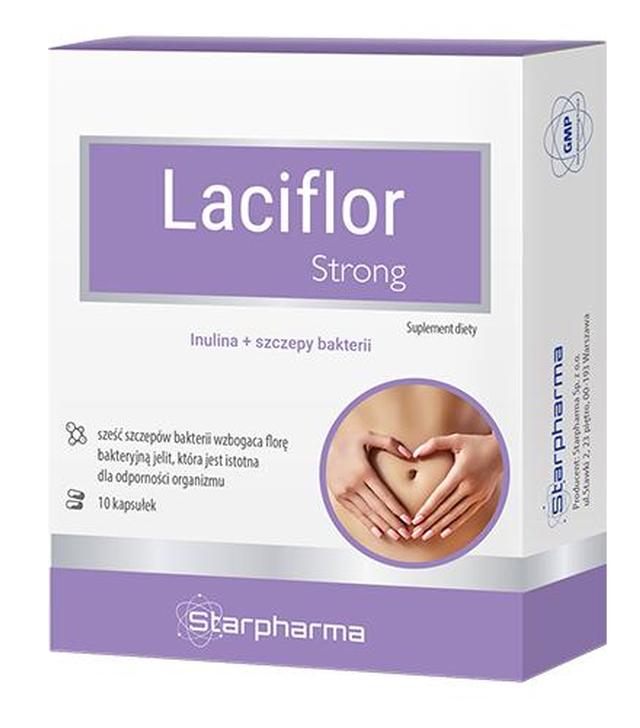 Starpharma Laciflor Strong - 10 kaps. - cena, opinie, stosowanie