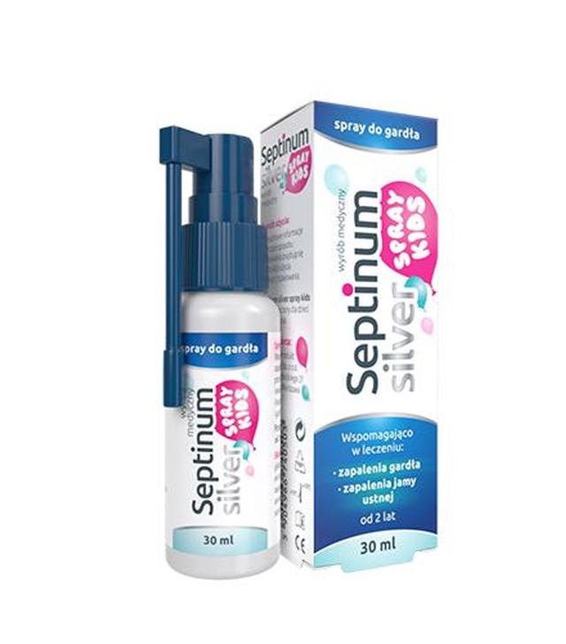 Septinum Silver Spray Kids, 30 ml, cena, opinie, właściwości