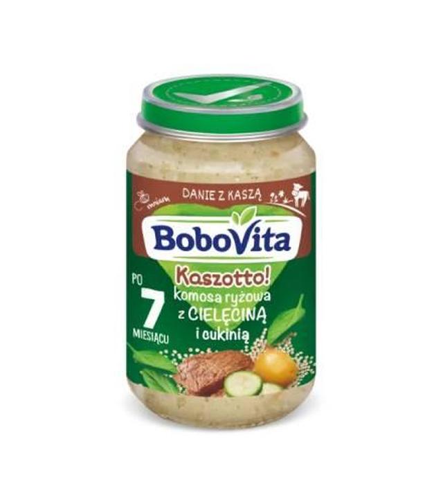 BoboVita Kaszotto! Komosa ryżowa z cielęciną i cukinią, po 7. miesiącu, 190 g