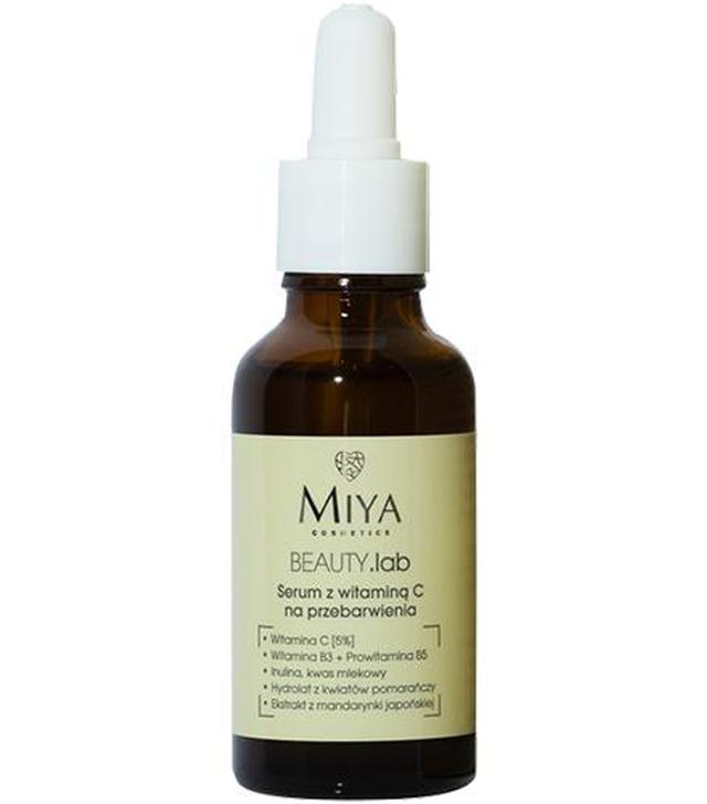 Miya Beauty.lab Serum z wit. C na przebarwienia, 30 ml, cena, opinie, wskazania