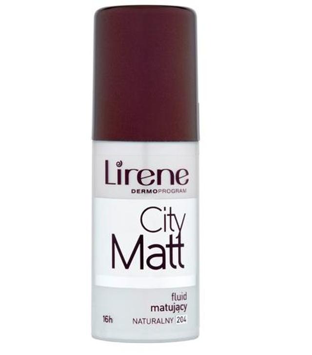 LIRENE CITY MATT Fluid matujący 204 naturalny - 30 ml - cena, opinie, właściwości