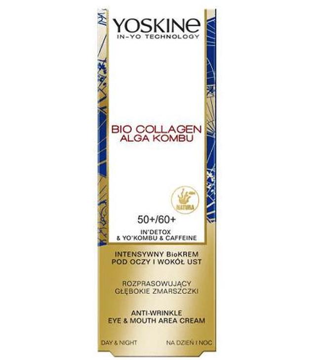 Dax Yoskine Bio Collagen Intensywny krem pod oczy i wokół ust na głębokie zmarszczki na dzień i na noc 50+/60+, 15 ml