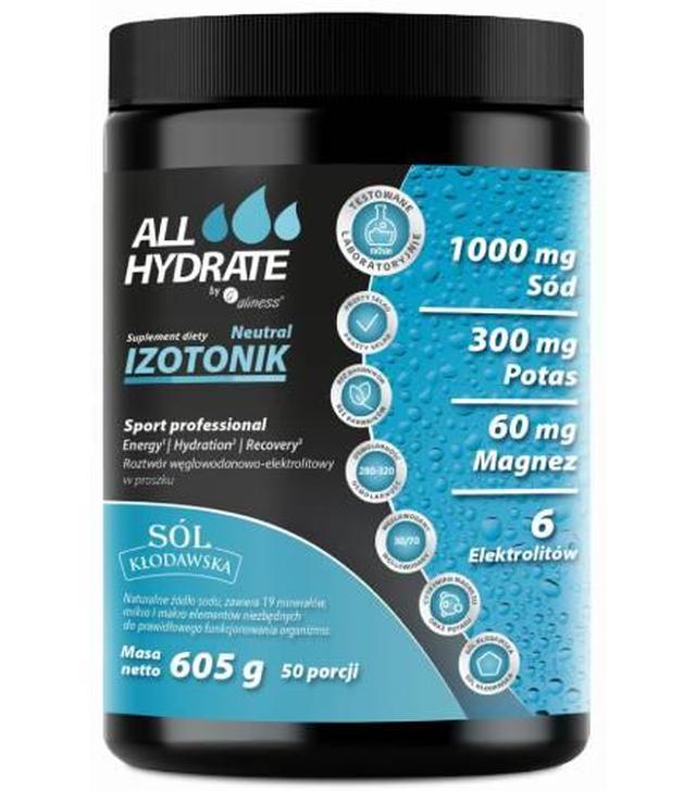 Aliness AllHydrate, Izotonik neutral, 605 g