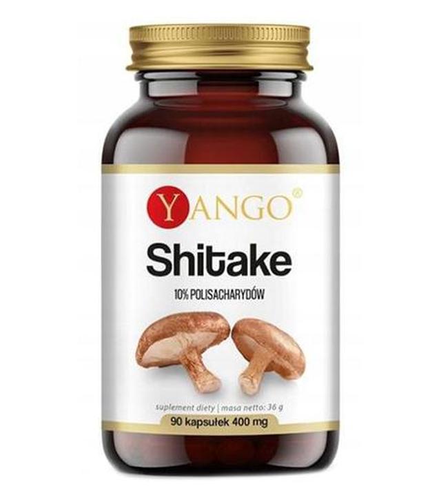 Yango Shitake ekstrakt 10% polisacharydów, 90 kaps., cena, opinie, właściwości